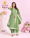 Kurvi By Tunic House Cotton Kurti With Bottom Dupatta 